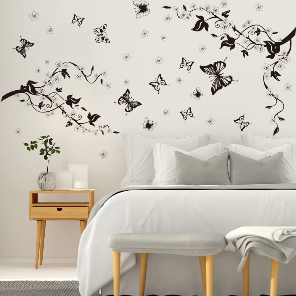 Black Tree Branch Butterfly
