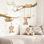 Bear Wall Decal – Woodland Animal Wall Sticker for Nursery & Kids Room
