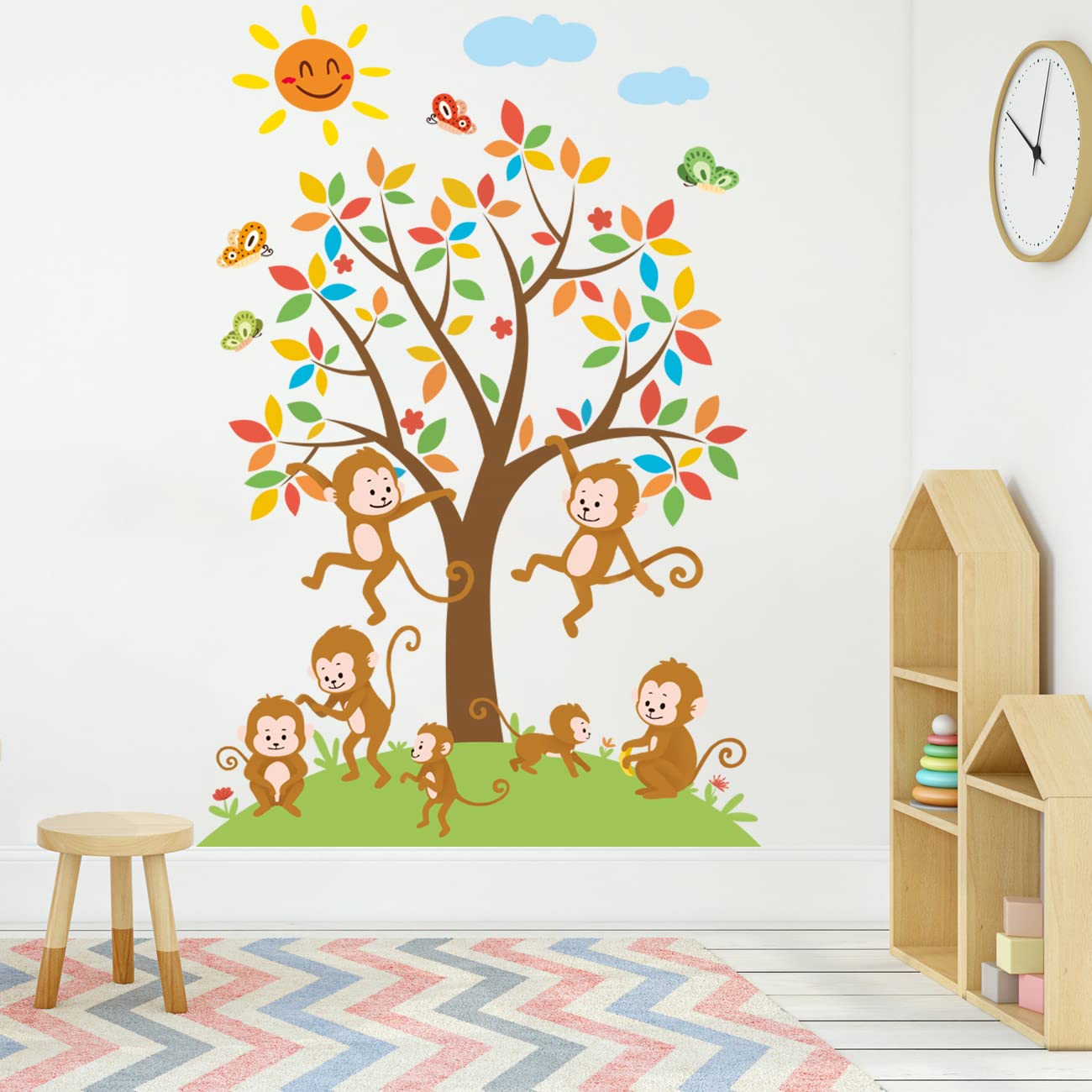 Colorful Monkey Trees